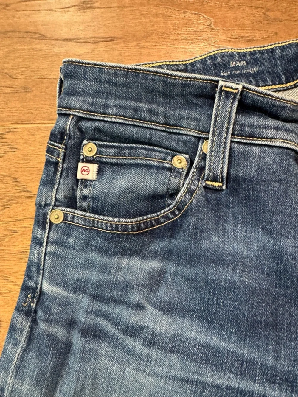AG Adriano Goldschmied Mari High-Rise Straight Leg Jeans 29R - Picture 5 of 15